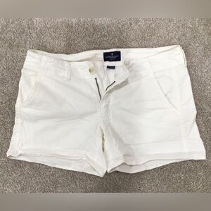 AE white shorts